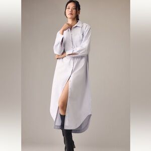 Anthropologie The Soren Long-Sleeve Shirt Dress by Maeve